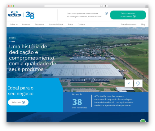 Finbuzz theme WordPress - tectextil.com.br