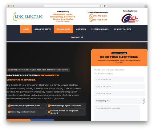 General WordPress theme - lincelectricpa.com