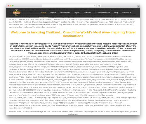 ListGo WordPress theme - goplacesthailand.com
