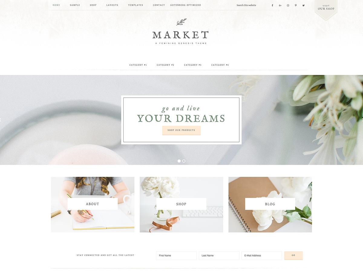 Market Theme WordPress ecommerce theme
