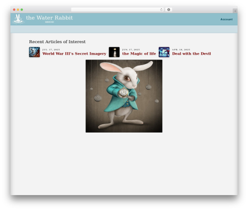 Um user bookmarks WordPress plugin - thewaterrabbit.com