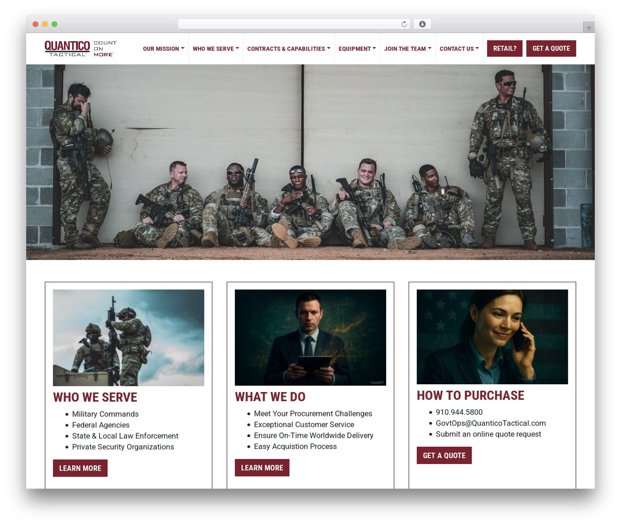 Quantico WordPress theme - quanticotactical.com Quantico WordPress theme - quanticotactical.com