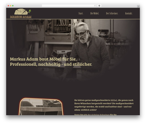Theme WordPress tcs-theme - adam-schreinerei.de