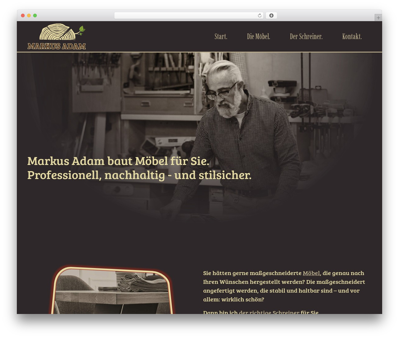 Theme WordPress tcs-theme - adam-schreinerei.de Theme WordPress tcs-theme - adam-schreinerei.de
