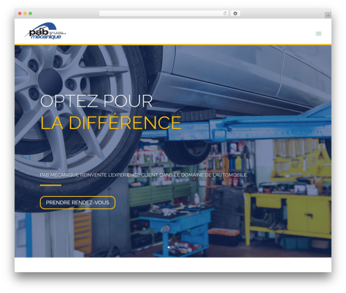 Theme WordPress Divi - pabmecanique.com