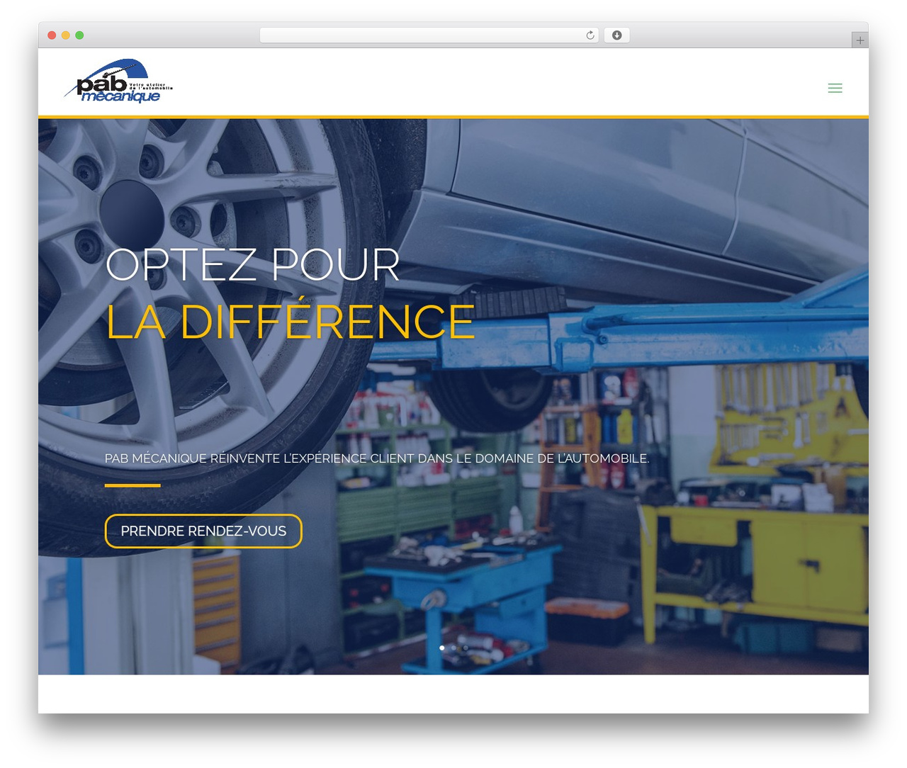 Theme WordPress Divi - pabmecanique.com