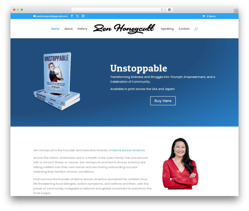 Theme WordPress Divi - zenhoneycutt.com