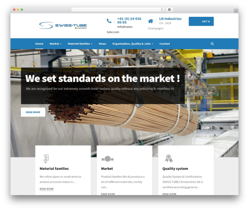 TM BuilderPlus WordPress theme - swiss-tube.com