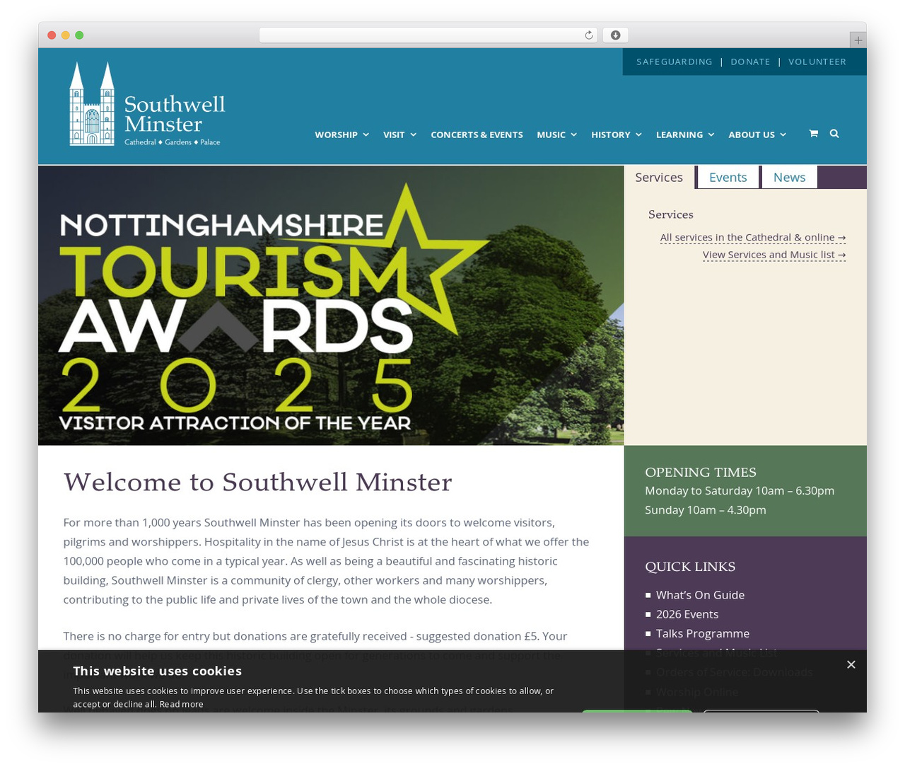 WordPress theme Create Child 02 Southwell - southwellminster.org WordPress theme Create Child 02 Southwell - southwellminster.org
