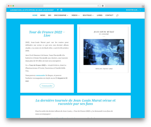 WordPress website theme Divi - jlmurat.com
