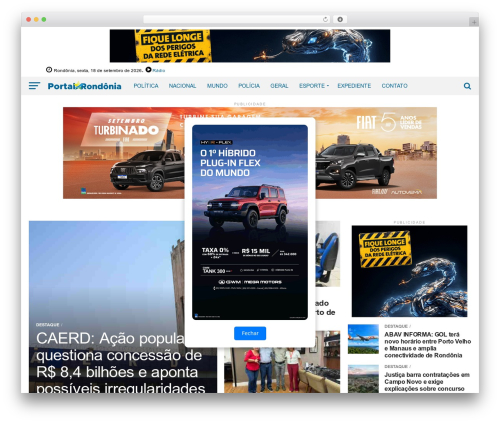 Ai WordPress plugin - portalrondonia.com