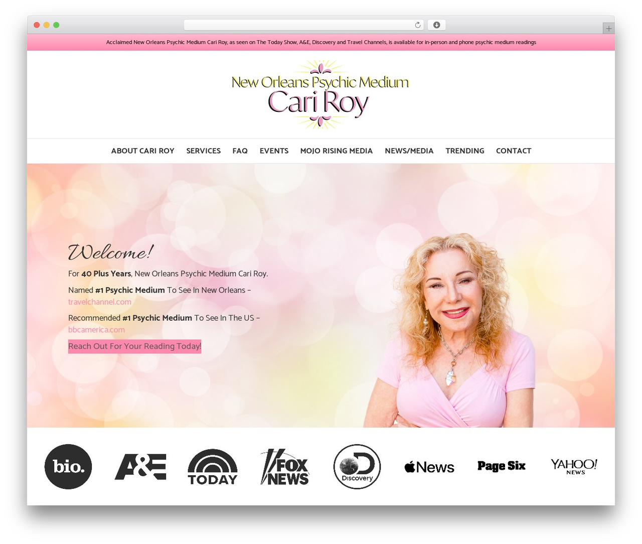 Beaver Builder Theme WordPress website theme - neworleanspsychic.com