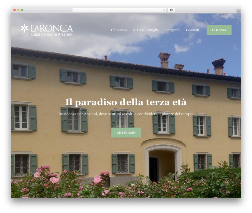 Chaplin WordPress theme - casafamigliaronca.it