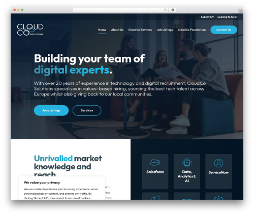 Divi WordPress website theme - cloudcosolutions.com
