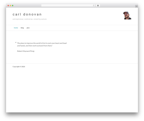 Flex Pro Theme theme WordPress - carldonovan.com
