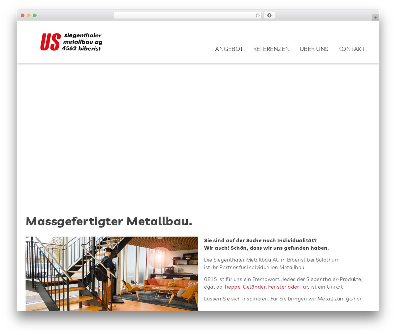 flextiger_theme1 WordPress theme design - siegenthaler-metallbau.ch