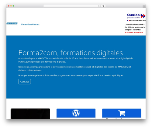 forma2com WordPress theme - forma2com.fr