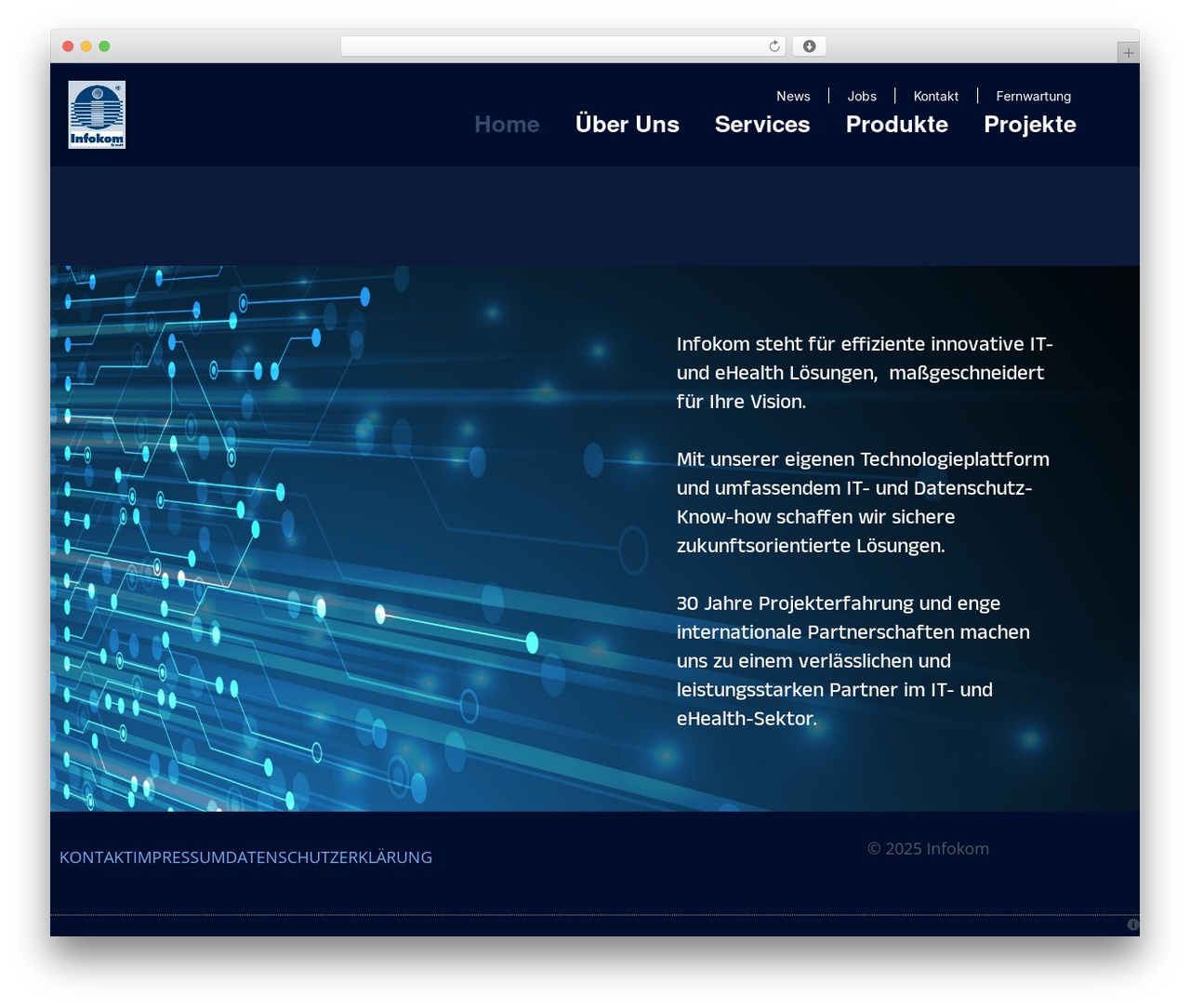 Hello Elementor top WordPress theme - infokom.de