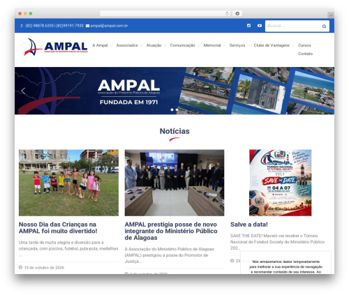 Layers theme WordPress - ampal.com.br