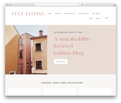 Theme WordPress Audrey - lucefitting.com