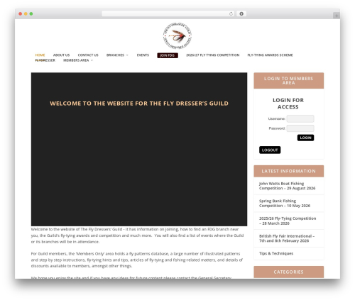 Out of the box WordPress plugin - flydressersguild.org
