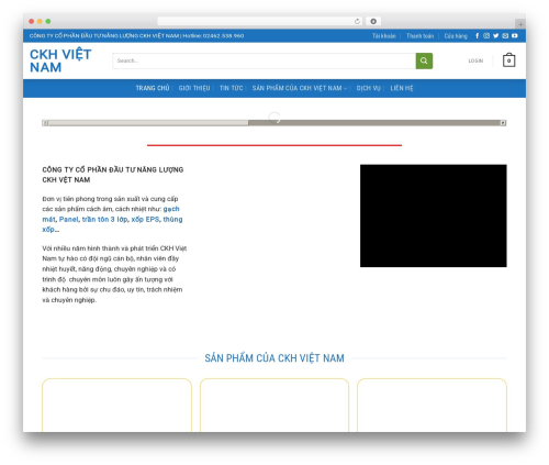 WordPress theme Flatsome - ckhvietnam.com