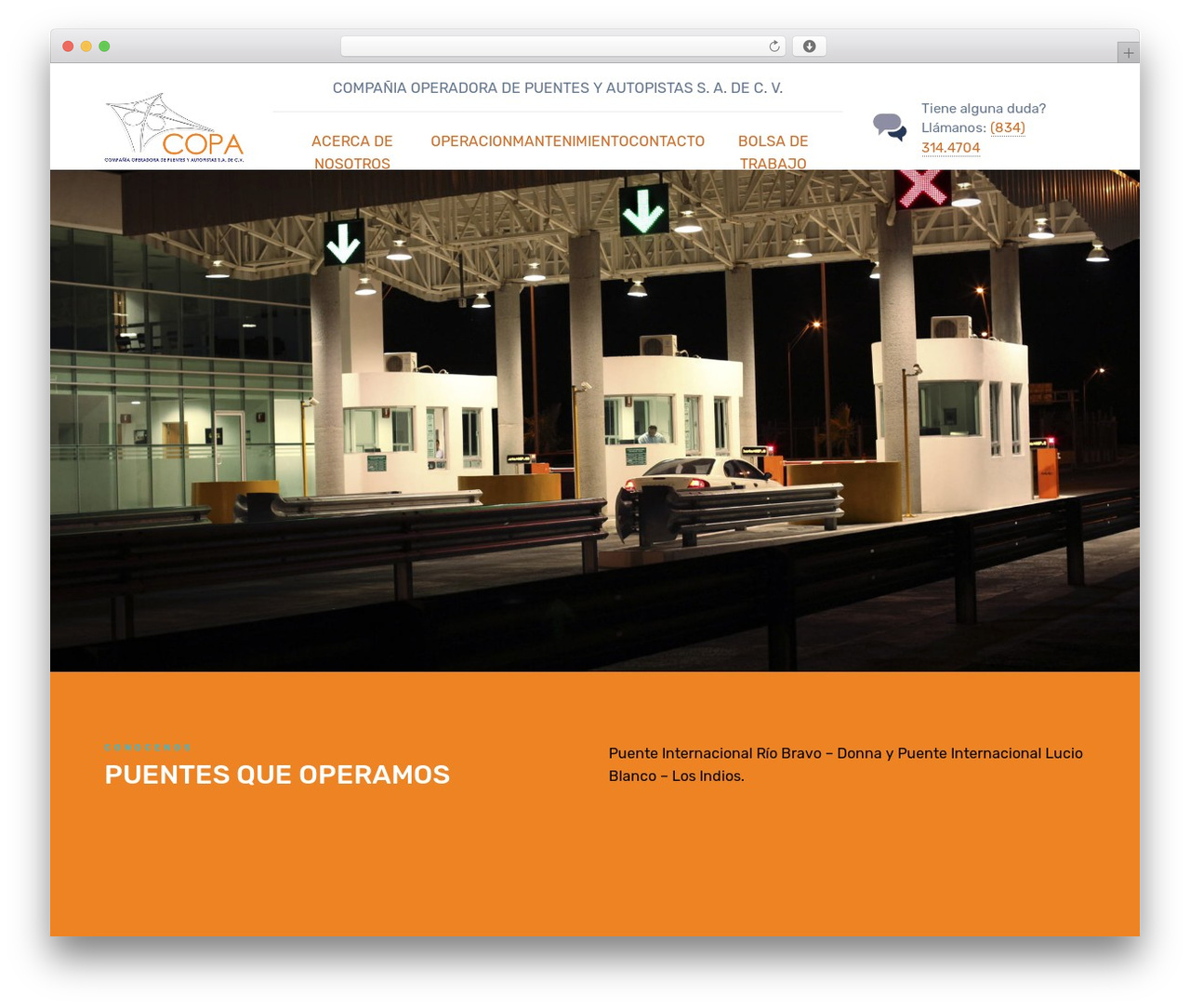 WordPress theme Nanosoft - copaoperacion.com