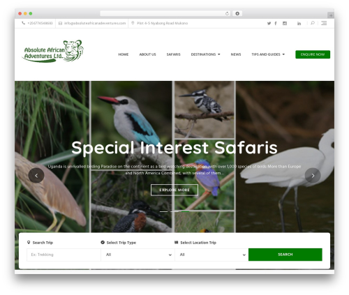 WP Travel – Best Travel Booking WordPress Plugin, Tour Management Engine (wp-travel) free WordPress plugin - absoluteafricanadventures.com