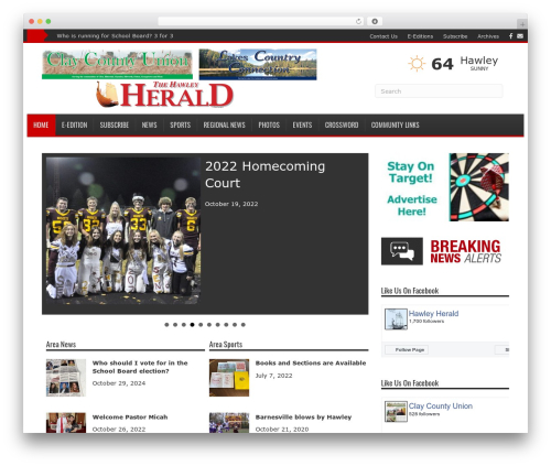 Webads stats WordPress plugin - hawleyherald.net