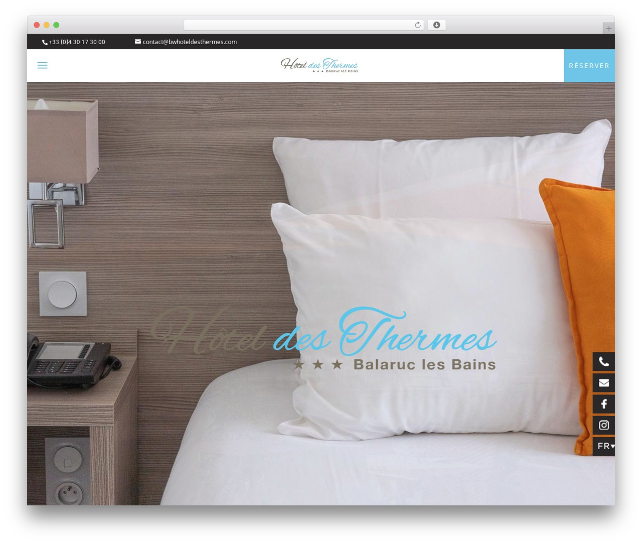 Divi WordPress theme - bwhoteldesthermes.com