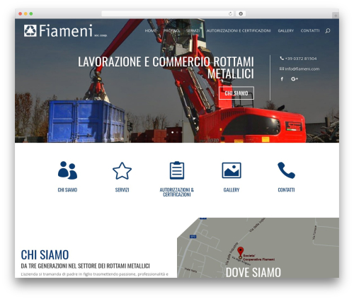 Divi WordPress website theme - fiameni.com