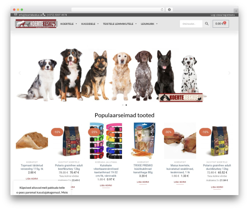 Smaily connect WordPress plugin - koertekeskus.ee