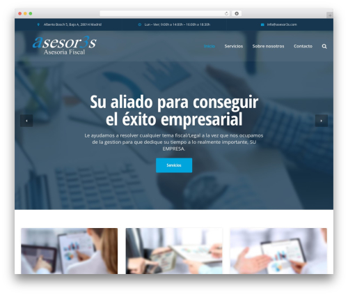 Gaap WordPress theme - asesor3s.com