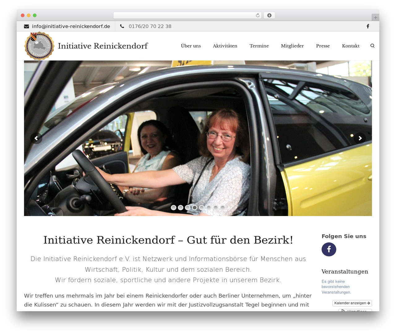 Lambda WordPress page theme - initiative-reinickendorf.de