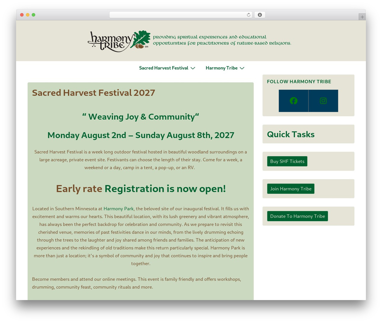 Responsive theme WordPress - harmonytribe.org Responsive theme WordPress - harmonytribe.org