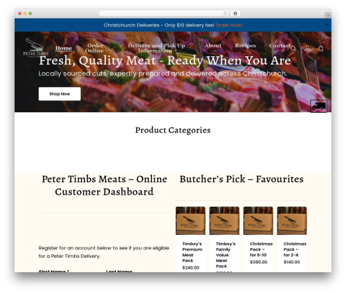 Easy tables vc WordPress plugin - petertimbsmeats.co.nz