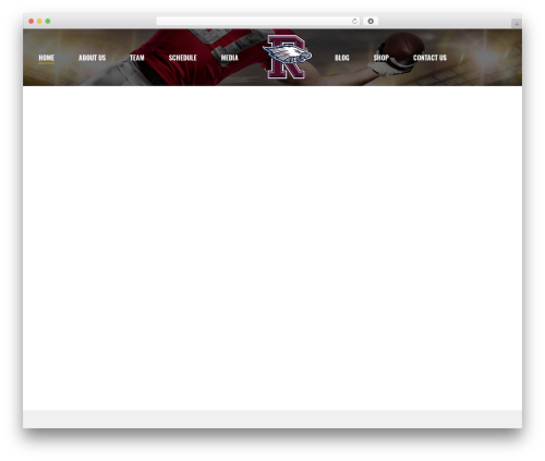 Splash WordPress theme - rowletteagles.org