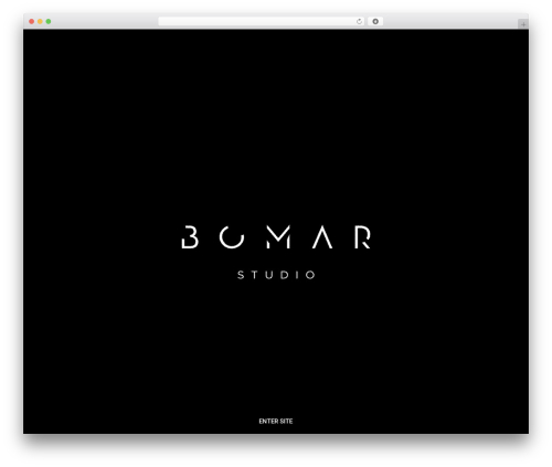 Tetsuo WordPress theme - bomarstudio.com