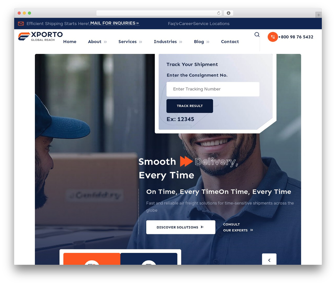 Theme WordPress Exporto - july.finestwp.com/newwp/exporto