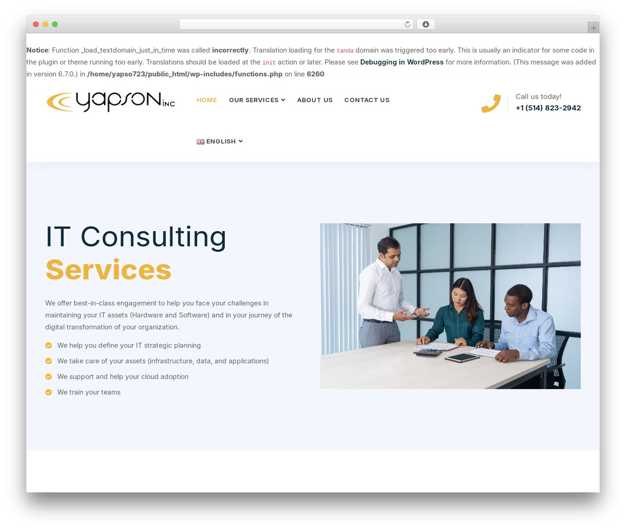 Theme WordPress Tanda Child - yapson-technology.ca