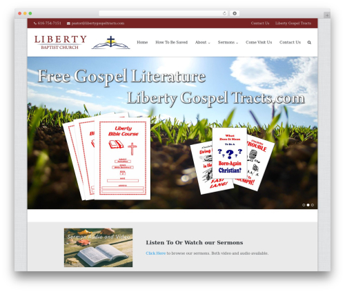 Ultra template WordPress free - libertybaptistgreenville.com