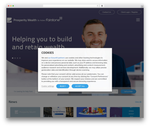 WordPress theme Class Creative Theme - prosperitywealth.com