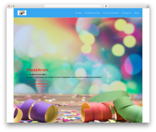 WordPress theme Divi - fiestanim.ch