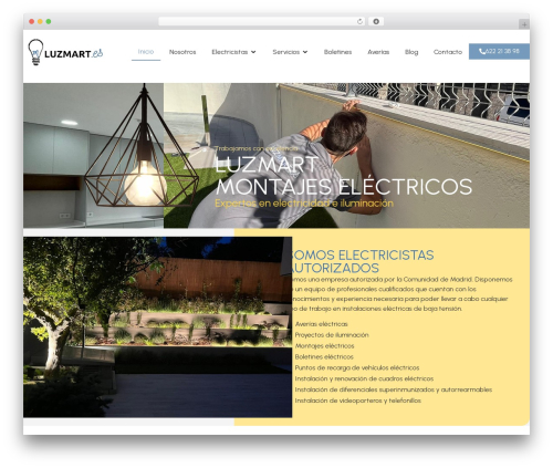 WordPress theme Hello Elementor - luzmart.es
