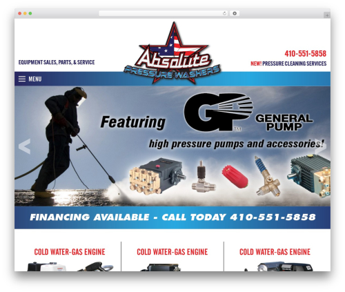 WP theme absolute - absolutepressurewashers.com