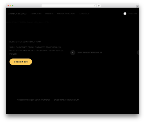 Sonaar music pro WordPress plugin - ayjinplates.com