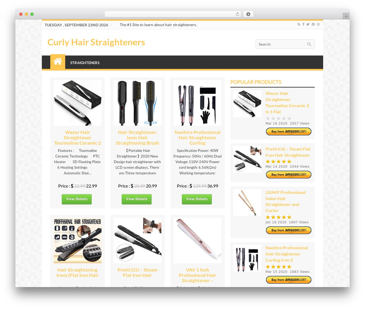 AzonBB WordPress theme - curlyhairstraighteners.com AzonBB WordPress theme - curlyhairstraighteners.com