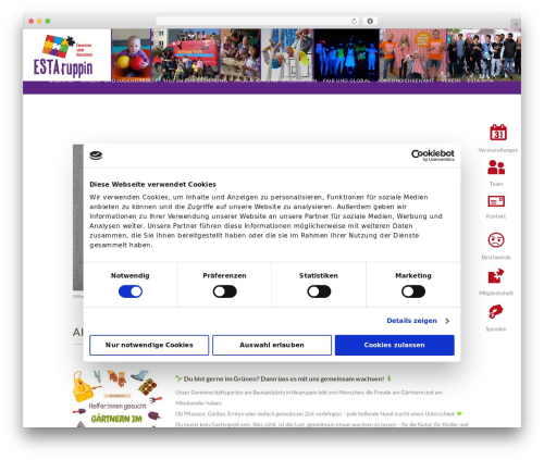 Bodega WordPress theme - estaruppin.de
