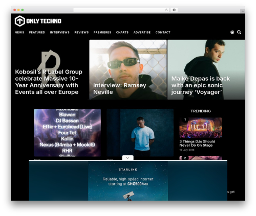 Boombox theme WordPress - onlytechno.net