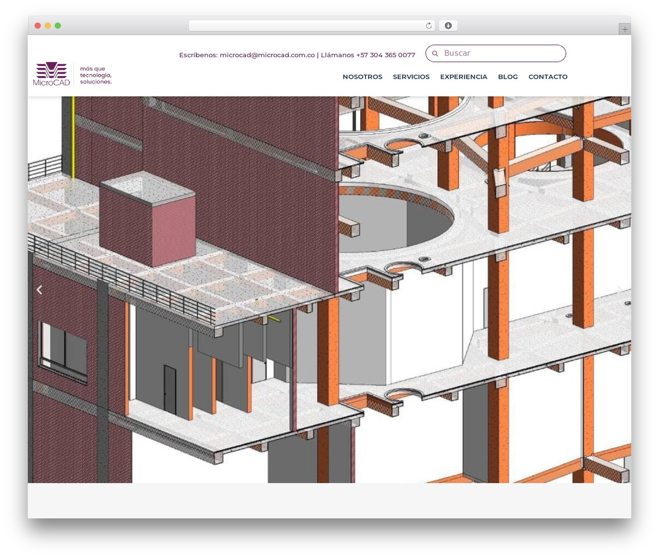 Bridge WordPress theme - microcad.co